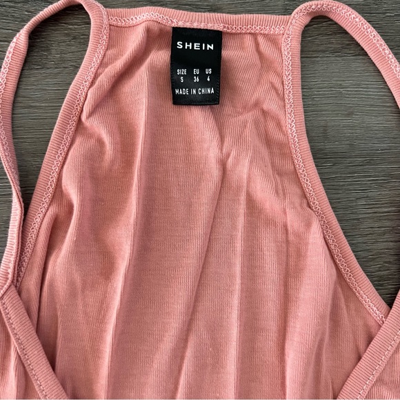 Shein Boho Ruffle Hem Solid Cami Top - Picture 4 of 7